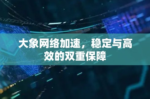 大象网络加速，稳定与高效的双重保障