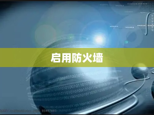 启用防火墙